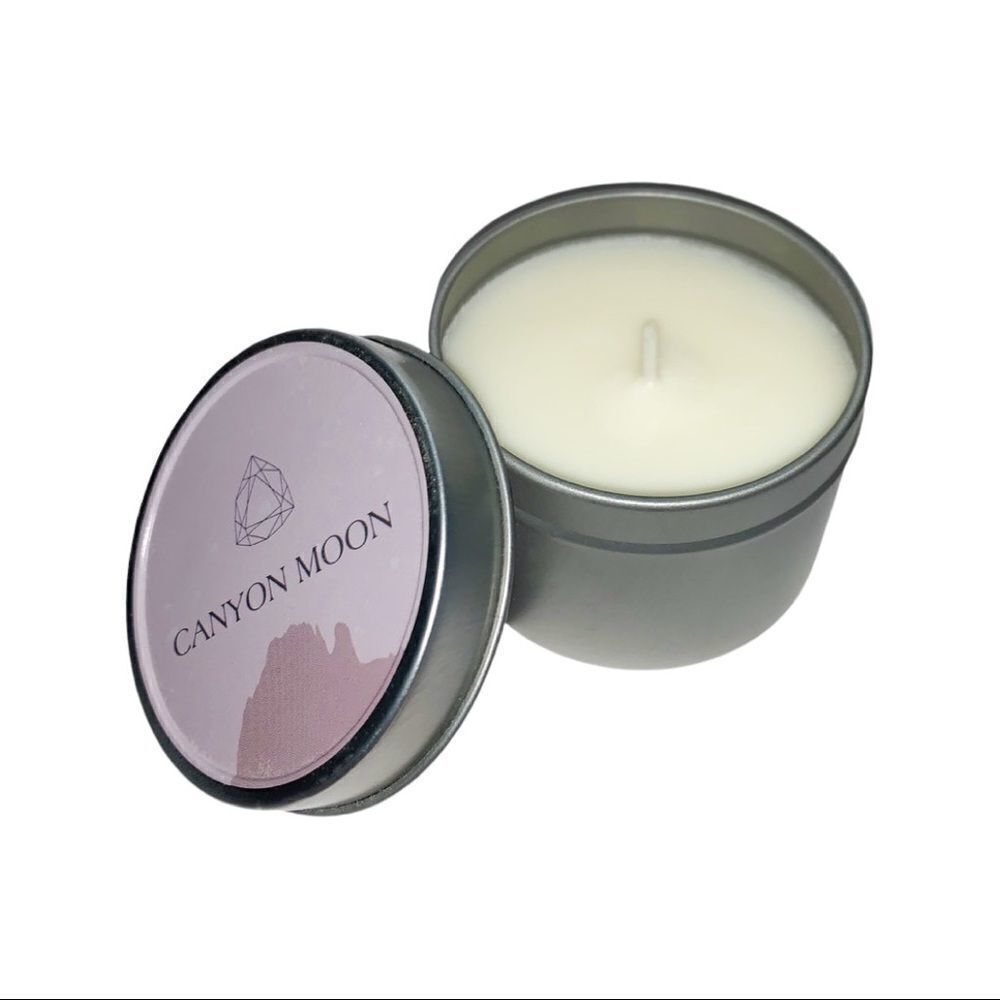 Canyon Moon Hand Poured Soy Candle • New in Tin
